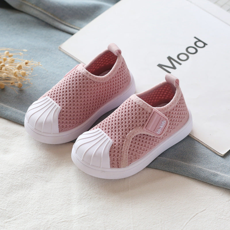 Søte småbarnsko komfortable sneakers med myk bunn og sklisikker