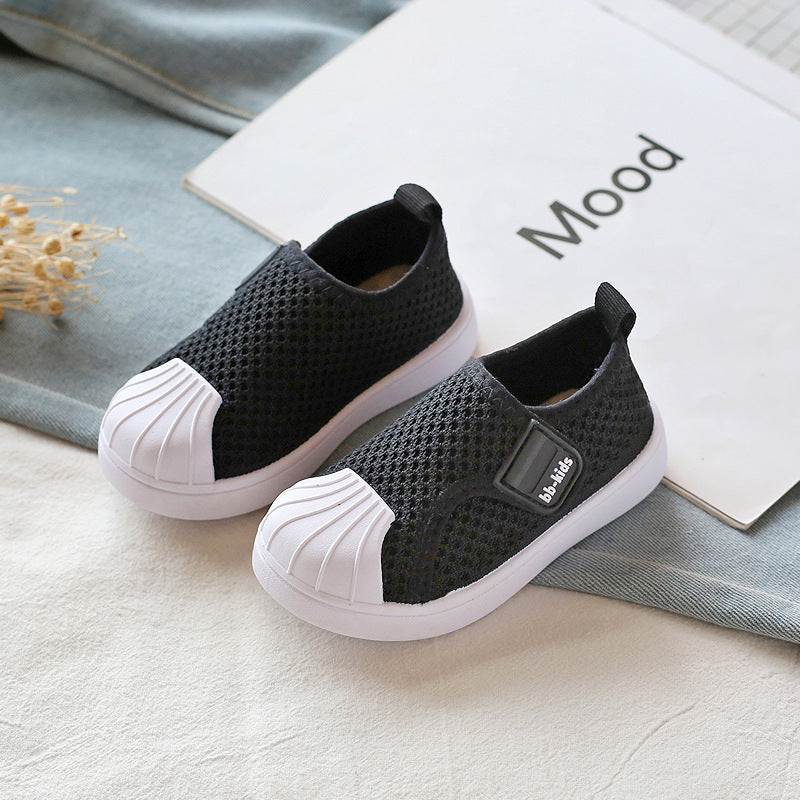 Søte småbarnsko komfortable sneakers med myk bunn og sklisikker