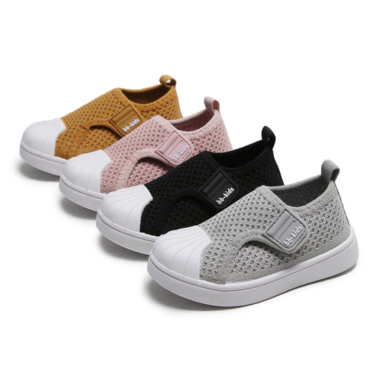 Søte småbarnsko komfortable sneakers med myk bunn og sklisikker