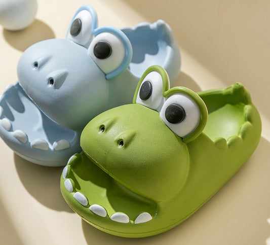 Søte dinosaur tøfler baby sko.